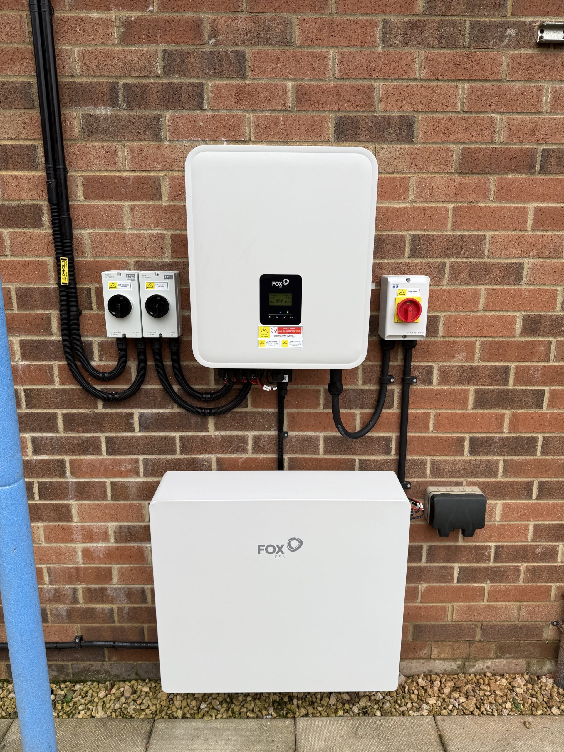 Home solar installation